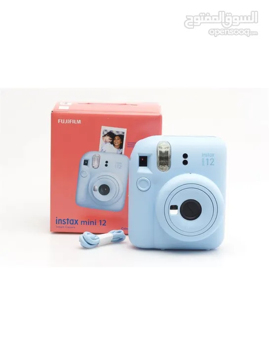 Instax Fujifilm Polaroid camera mini 12 in Blue