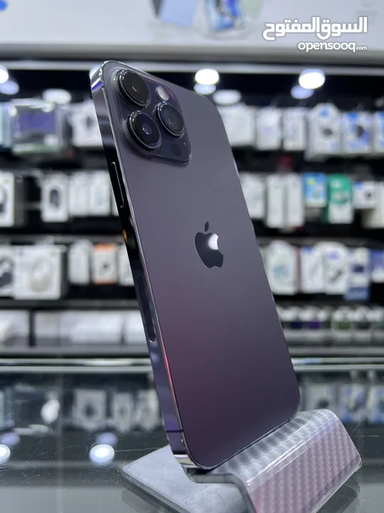 Used iPhone 14 Pro Max (128) GB  ايفون 14 برو ماكس 128 جيجابايت  مستعمل بحالة جيدة بطارية 86٪؜ /////