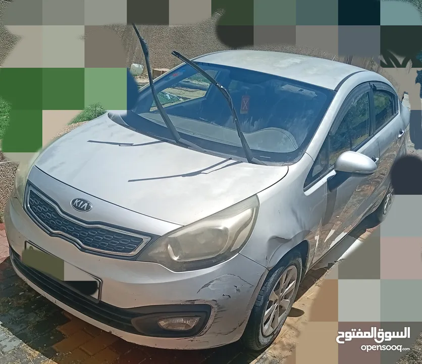 كيا ريو مستعمل  2014 بحاله جيده