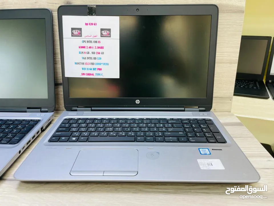 HP 650 G2 CORI5الجيل السادس RAM 8 GIGA DDR4 SSD 256 GIGA كيبورد مضئ وبصمة بسعر تخفيض