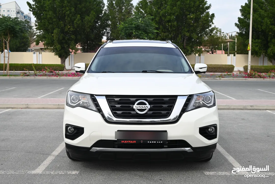 BIG DEAL - RAMADAN OFFER - 0% DP - LOW MILEAGE - NISSAN PATHFINDER SL 2020 - 3.5L V6 4WD - ORIGINAL