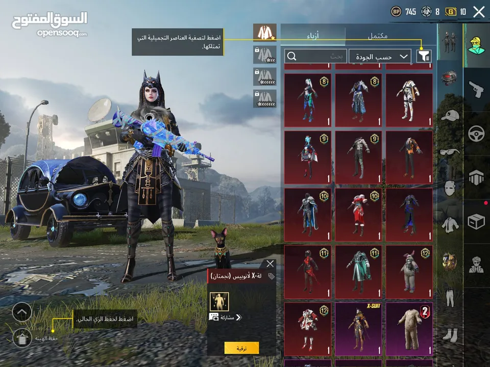 حساب ببجي عالمية مستوى 74