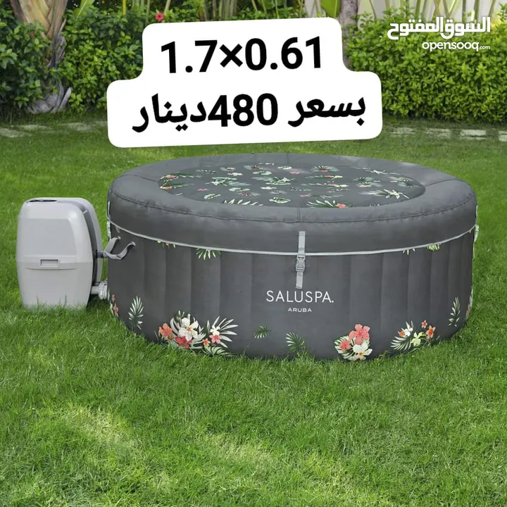 جاكوزي jacuzzi بعدة احجام اجمل جلسات الاسترخاء للمنازل ومراكز العلاج الطبيعي والتجميل