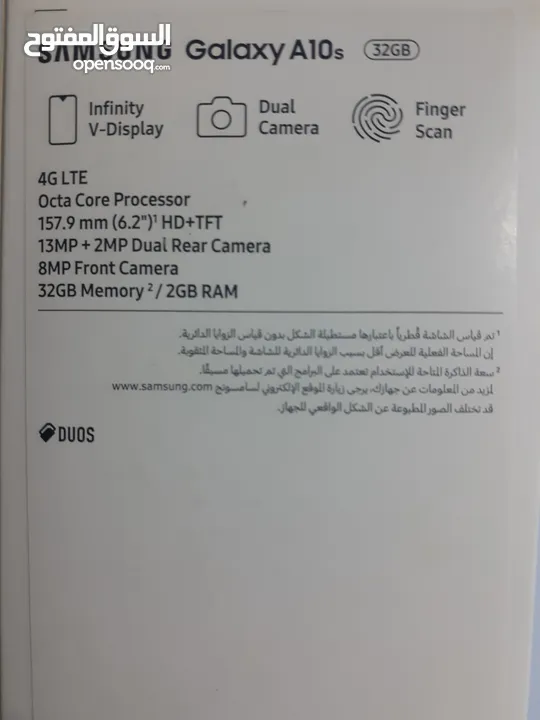 هاتف galaxy a10s التفاصيل في الوصف