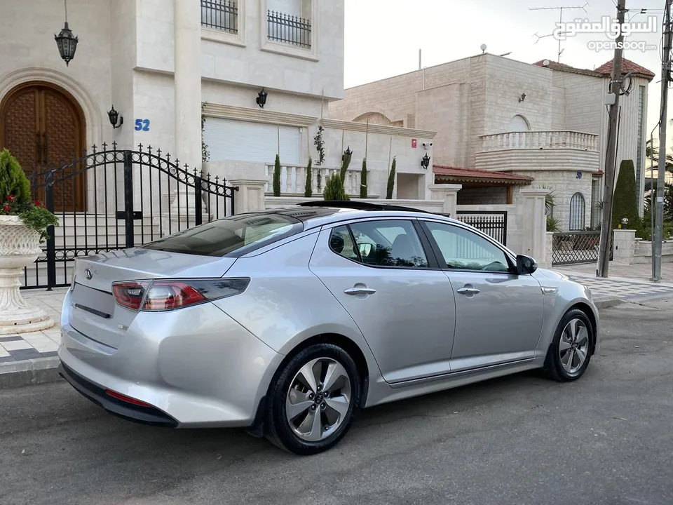 كيا أوبتما  هايبرد موديل 2015 وارد الوكاله ومالك واحدمن الشركة((ممشى 89 الف km))