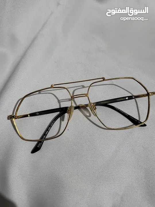 إطار نظارة إيطالي فاخر رجالي حجم كبير 59 Pier Martino glasses