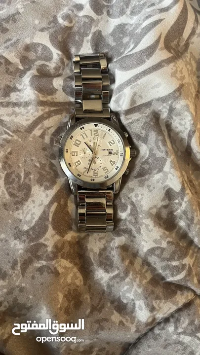 ساعه رجالي Montblanc اصلي 100% معدن بسعر قليل                    ..............................