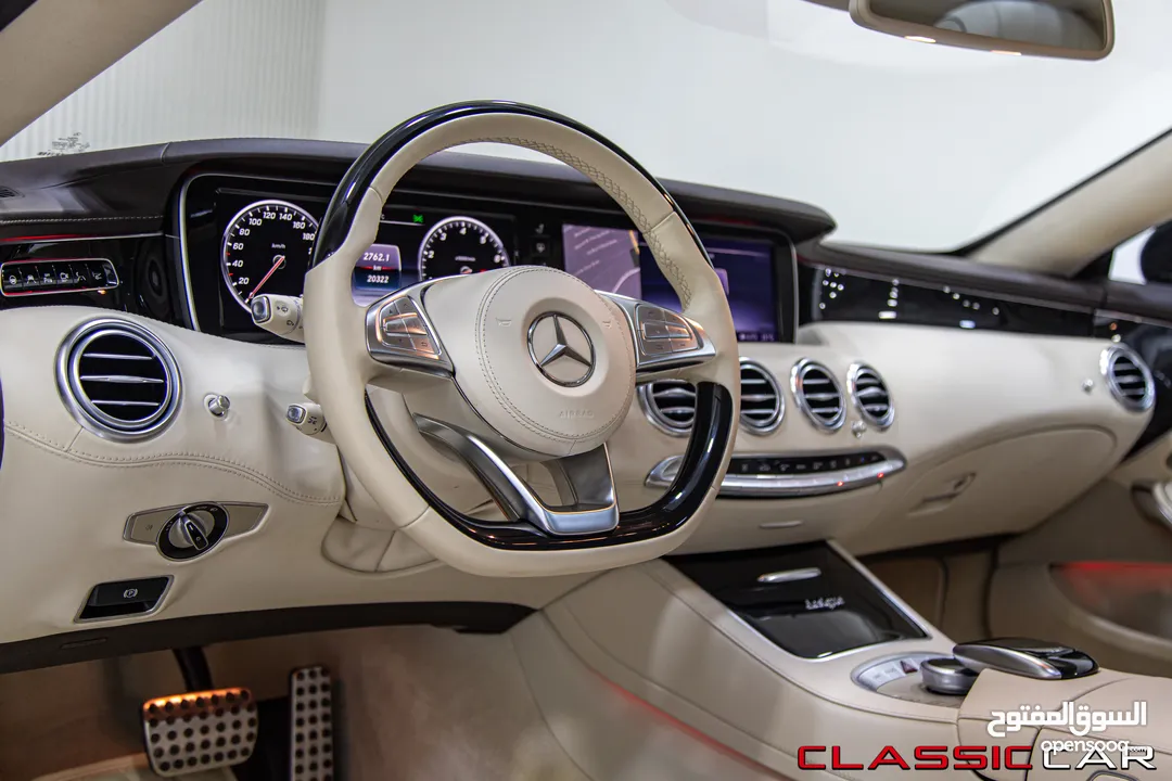 Mercedes S500 Coupe 2015 4matic   السيارة وارد الشركة و قطعت مسافة 20,000 كم فقط