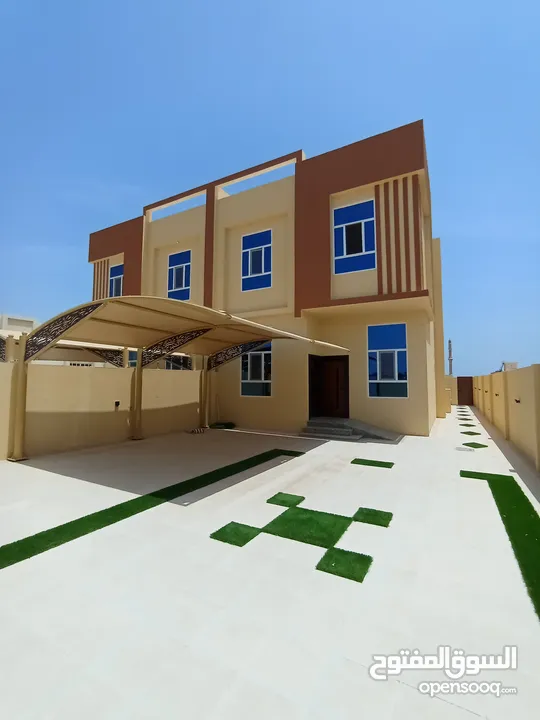 New villa for rent in Muwailih, close to Sohar Hospital and the International School of Internal Med