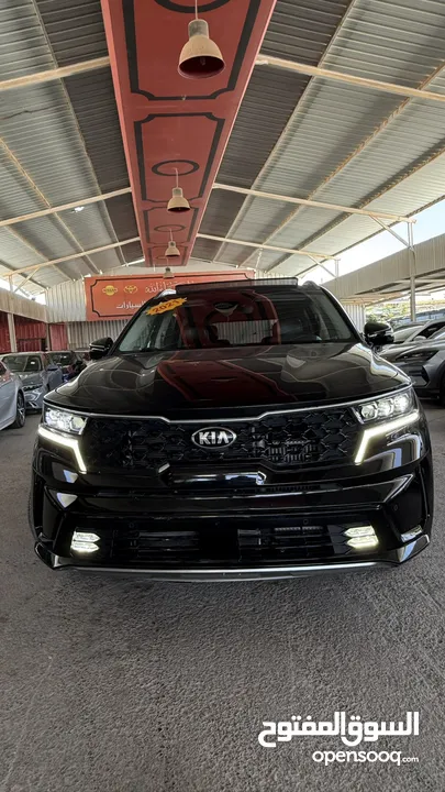 سعر بدون جمركKia sorento Hybrid 2021 ‏ سيارة لا زالت حرة