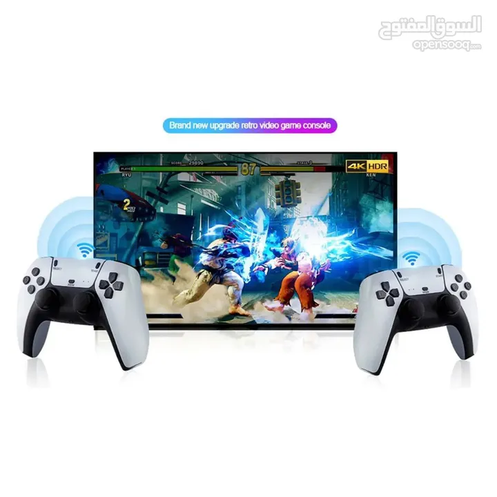 وفرنالك جهاز GAME STICK أحدث إصدار، الشبيه بالبلايستيشن 5 مع 15000 خمس عشرة الاف لعبة