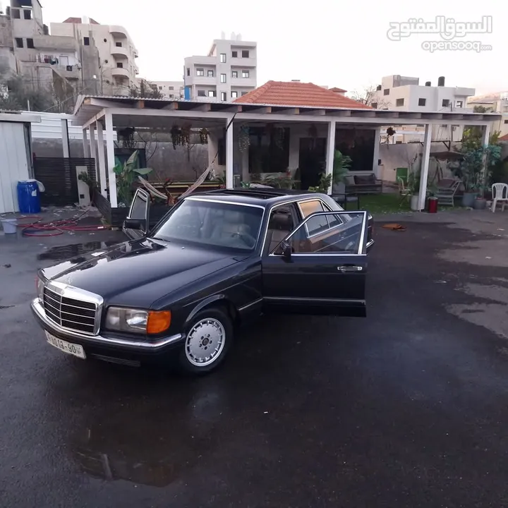 مرسيدس se300 موديل 1990 منفوضة بالكامل