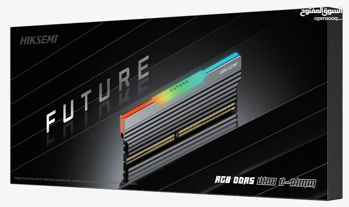 رام كمبيوتر سريعة النقل مضيئة رجب جديدة هيكسيمي 16GB & 8GB Hiksemi Future RGB Ram 3200Hz DDR4