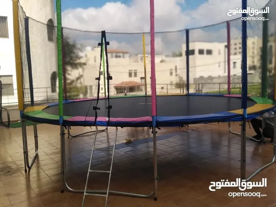 اكبر مقاس ترامبولين 5 متر ... متوفر حقيقي مش اعلان فاضي لحق حالك متبقي كميه بسيطه جدا