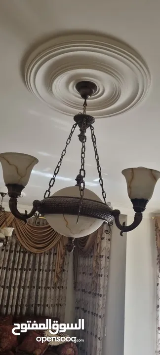 ثلاثه ثريات فاخره لغرفه الضيوف للبيع