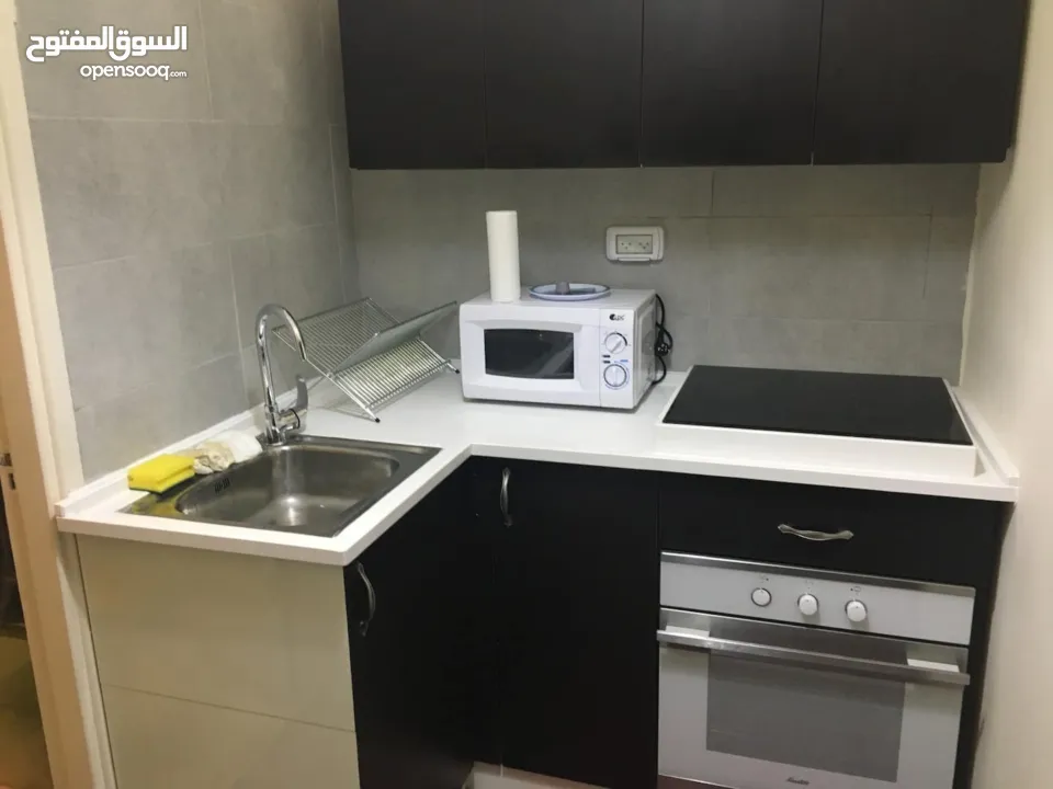 استوديو مفروش للايجار في رام الله قرب بنك الاردن ومسجد جمال عبد الناصر