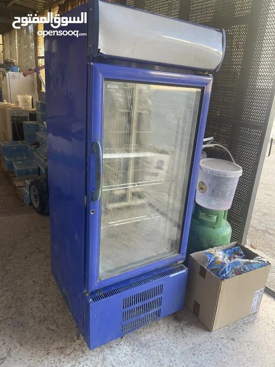 ثلاجة عرض بيبسي ميني تبريد ممتاز جدا