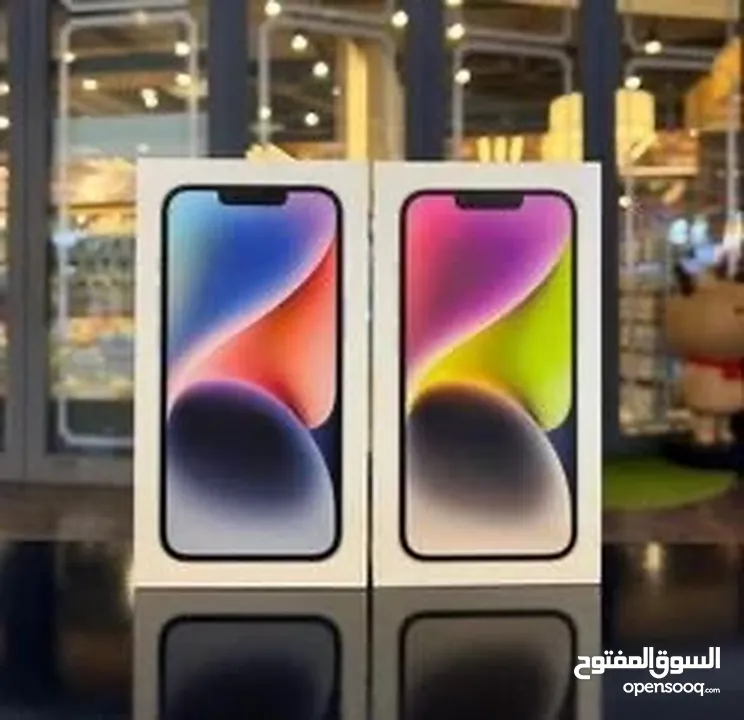 iPhone 14. (128GB/256GB) جديد كفالة شرق اوسط يوجد بكج اصلي