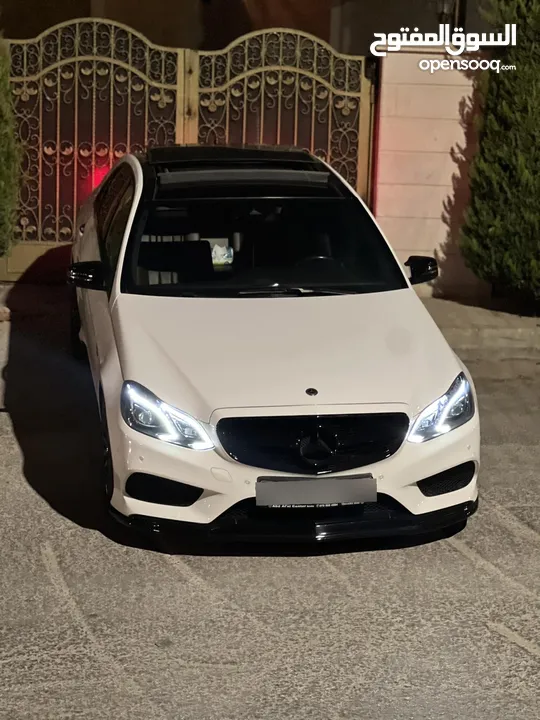 Mercedes E200 Avantgarde  AMG Kit original Sport package  2016 Full options  وارد شركة غرغور