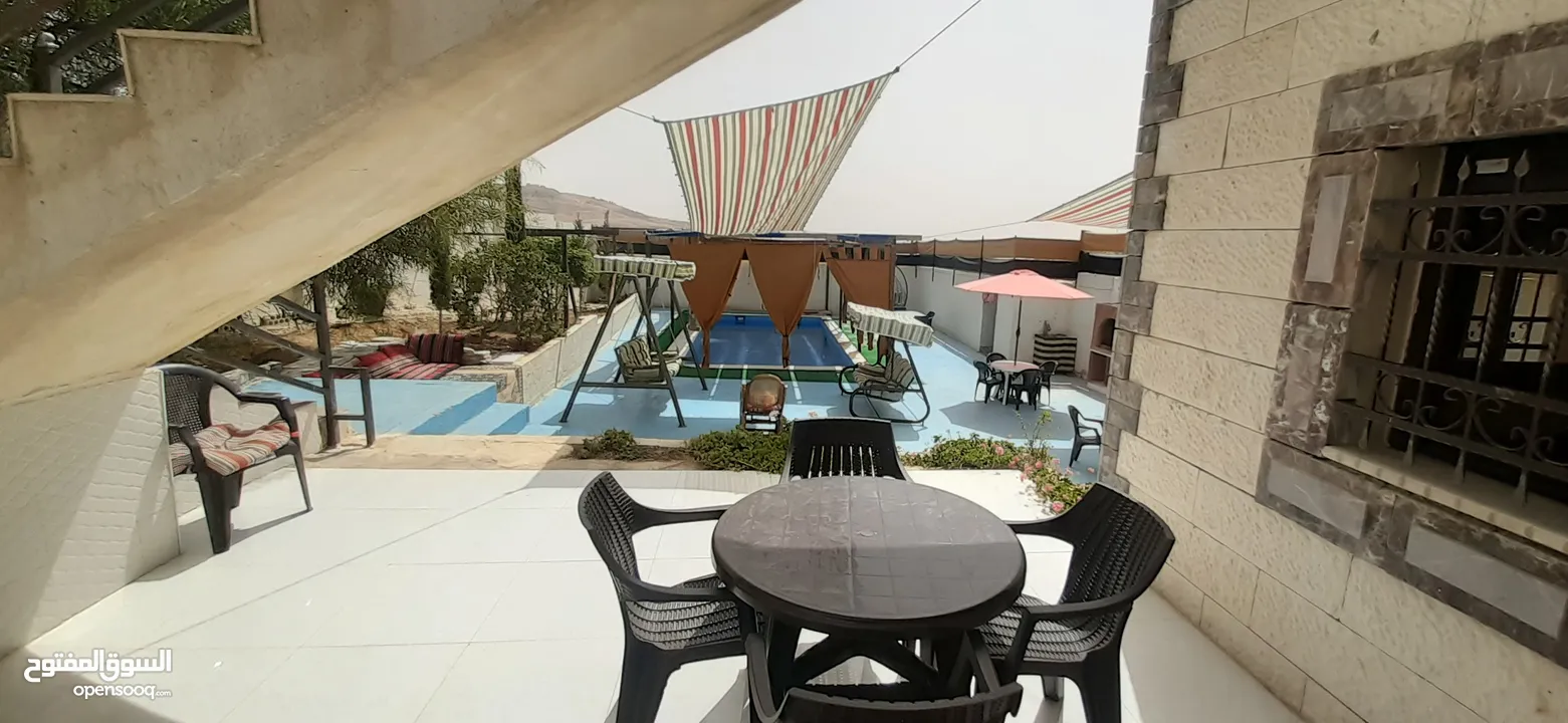 شاليه ومزرعة الجمل  مادبا - خربة المخيط - غرب الجامعة الالمانية .............................