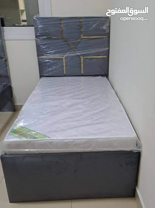 Brand New High Quality Single Wood Bed 90x190 cm with mattress