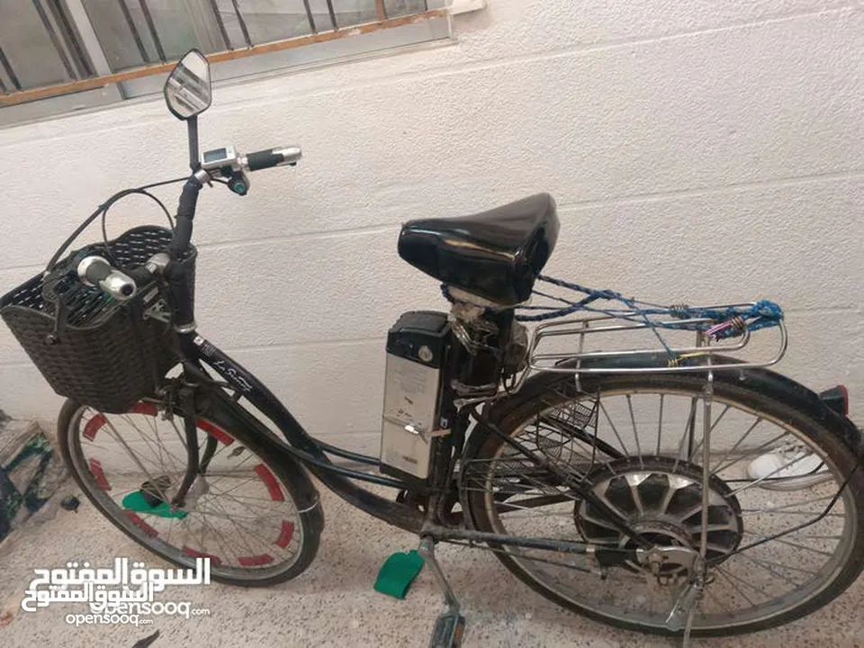 بيع بسكليت ياباني محوله كهربائيه متور 1500 بطارية 48 فولت استعمال بسيط جدا اخت الجديدة