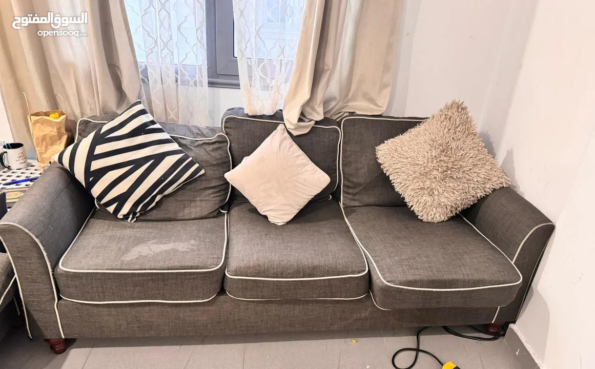 Sofa for sale and Curtains for Sale