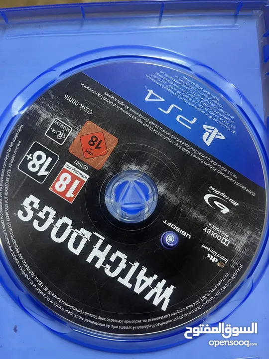 CD ps4 Watch dogs playstation 4 -  سي دي بلايتيشن 4 ووتش دوجز
