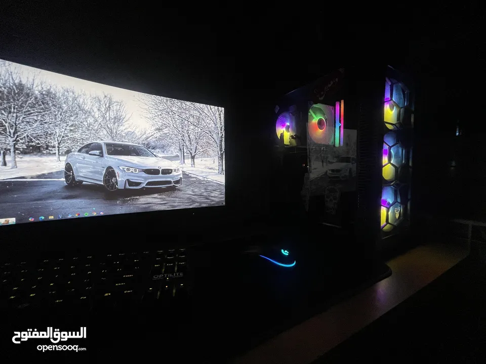 كمبيوتر العاب gaming computer قوي وبحالة الوكالة ممتاز جدا