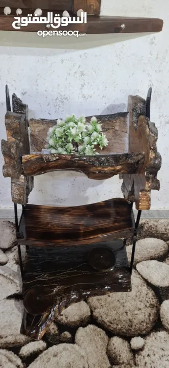 اكسسورات وتحف خشبيه