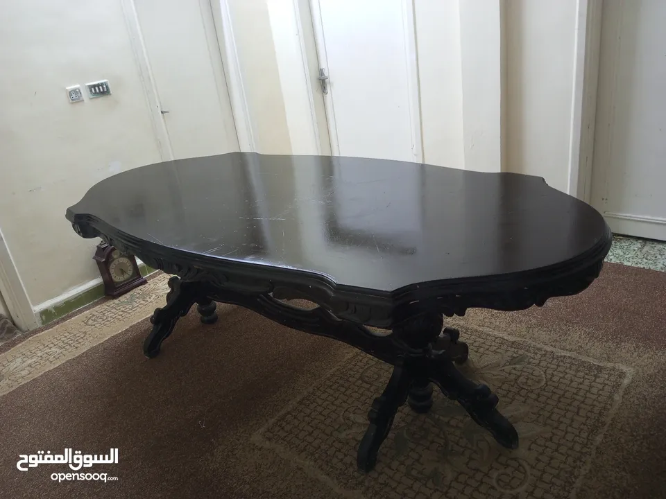 طاولة سفرة خشب زان ثقيل للبيع
