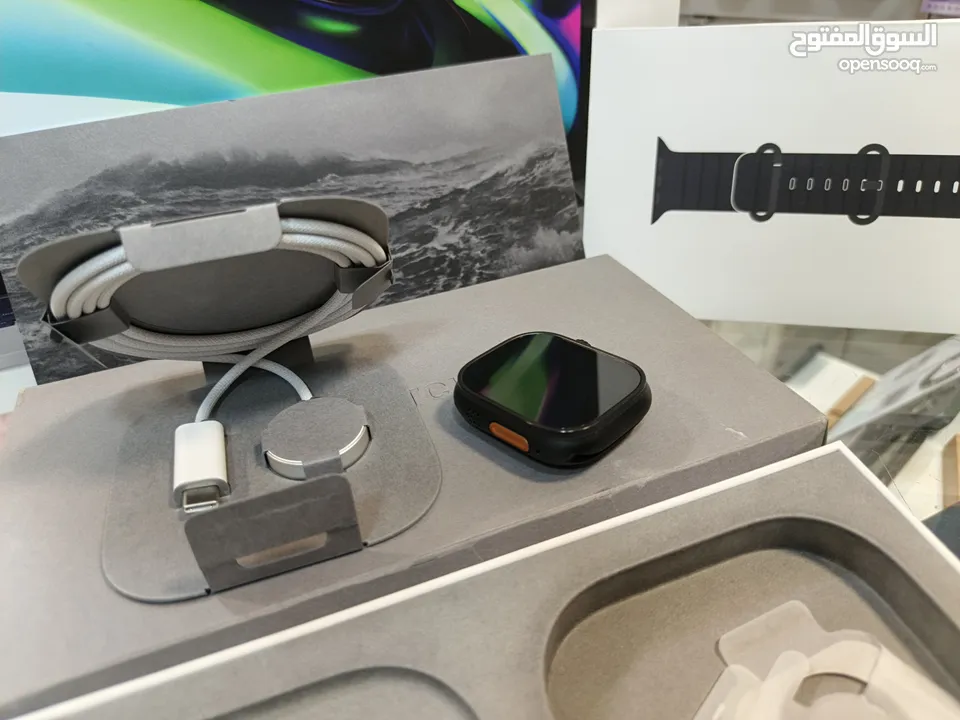Apple Watch Ultra 2 Black Edition بطاريه 100% مشحونه مرتين