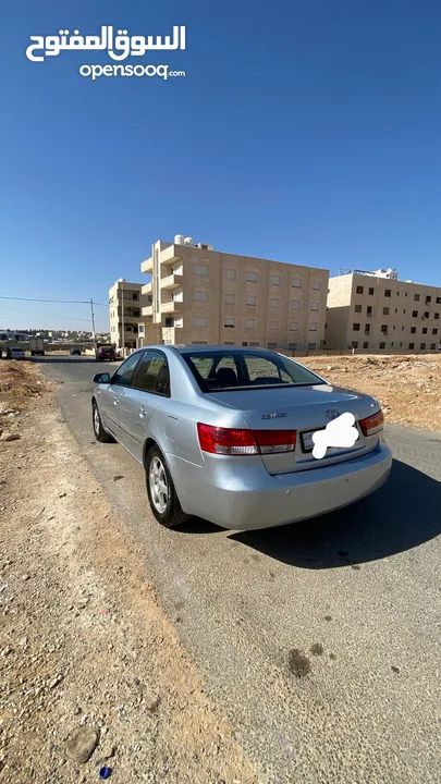 سيارة هونداي سوناتا N20 موديل 2005 لون سلفر متليك للبيع  حسب الصور المرفقة