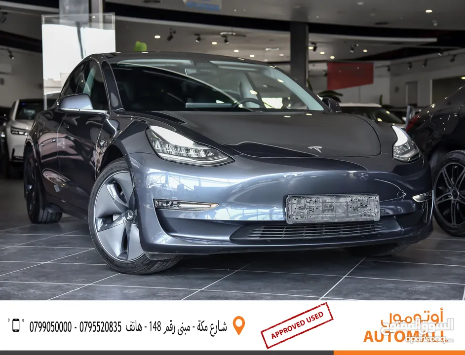 تيسلا3  لونج رينج موديل 2020 Tesla Model 3 Long Range Dual Motor