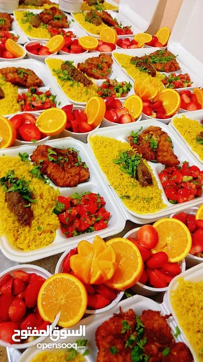وجبات اطعام بتبداء من 25جنيه ومتاح كميات كبيرة وجبات لله وصدقات