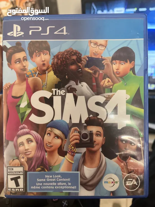 Sims 4 ps4 cd used only 2 times new