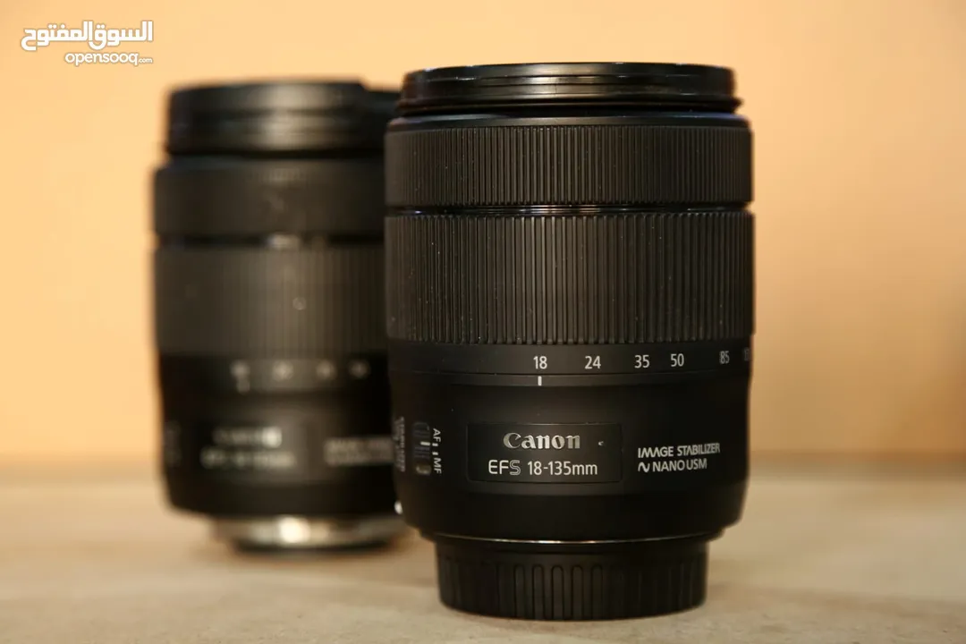 متوفر كاميرات وعدسات   كانون 80d  750d  1200d 4000d