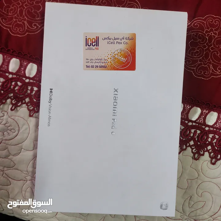 ايباد شاومي باد6 256 جيجا بالكرتونة مع شاحن الاصلي وسماعتو وكڤر استعمال بسيط بحالة الجديد