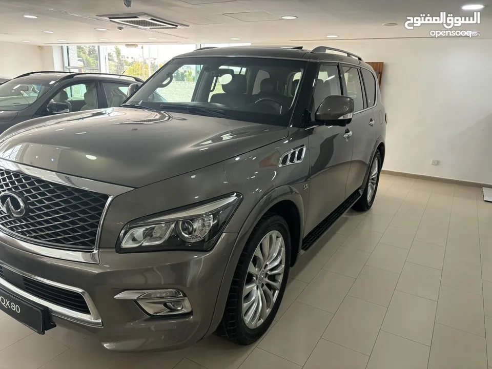 انفنتي QX80  2016 وارد وكفالة الشركه