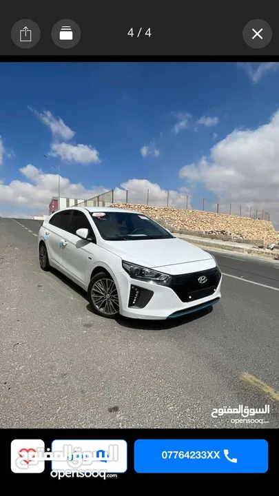 هيونداي ايونك 2018 للايجار يومي أسبوعي شهري والعديد من السيارات الحديثة