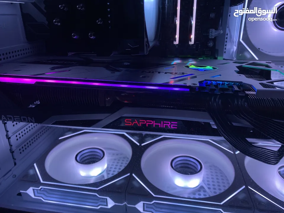 كرت rt 6800 xt nitro+ 16 gb   اعلى نسخه من الكرت ك سرعه core  كرت rt 6800 xt nitro+ 16 gb