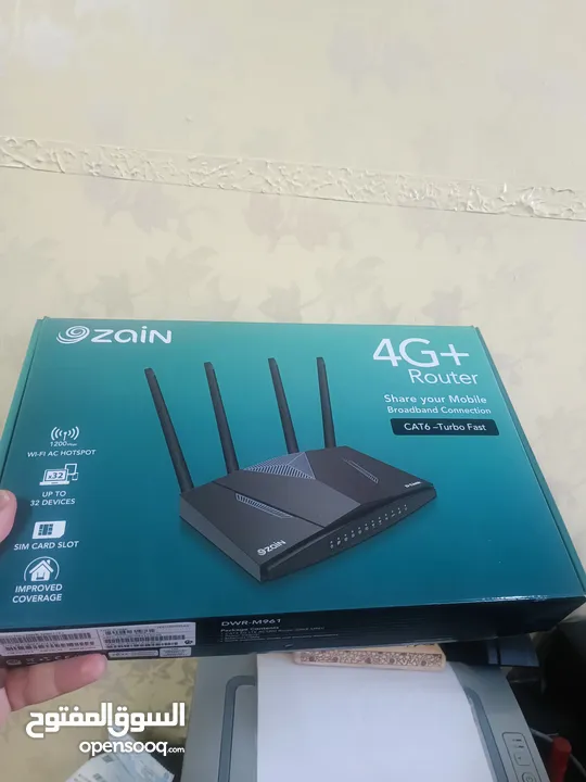 راوتر 4G+Plus بلس Cat6 يشغل كل الخطوط ( اورنج امنيه زين )