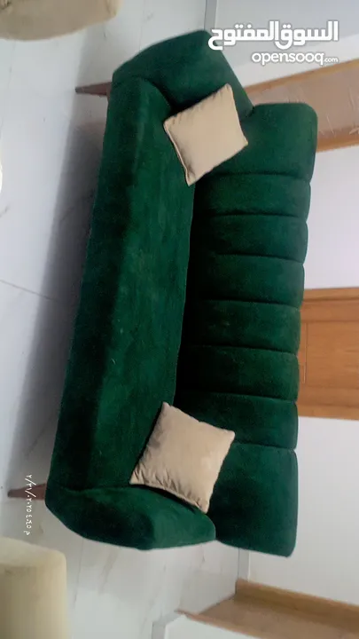 طقم كنب سبع مقاعد مستعمل شهر