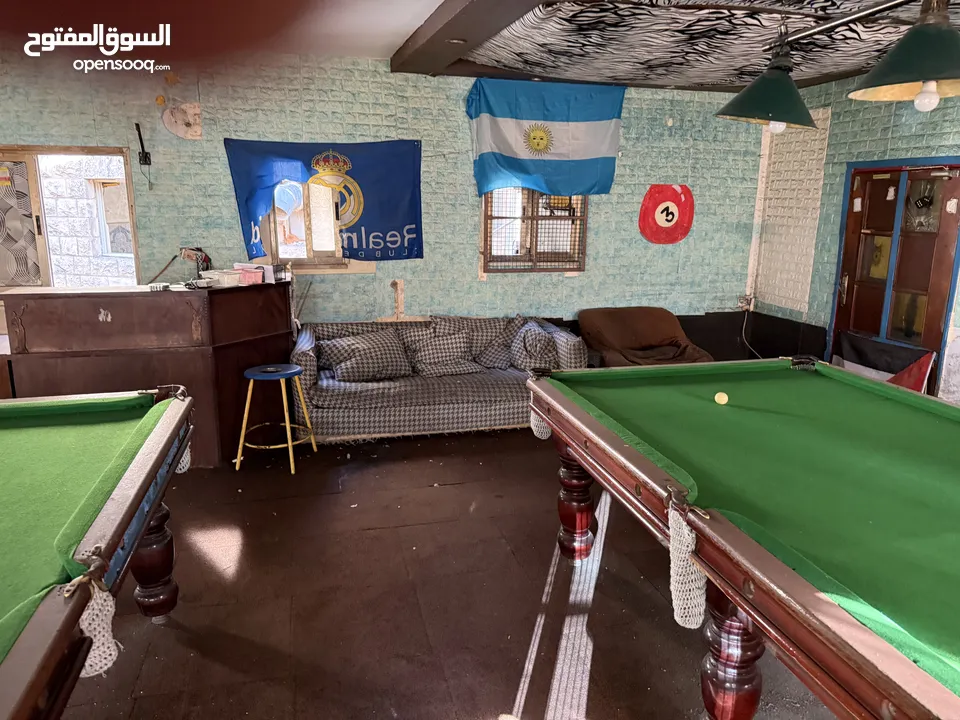 مقهى وبلياردو للبيع