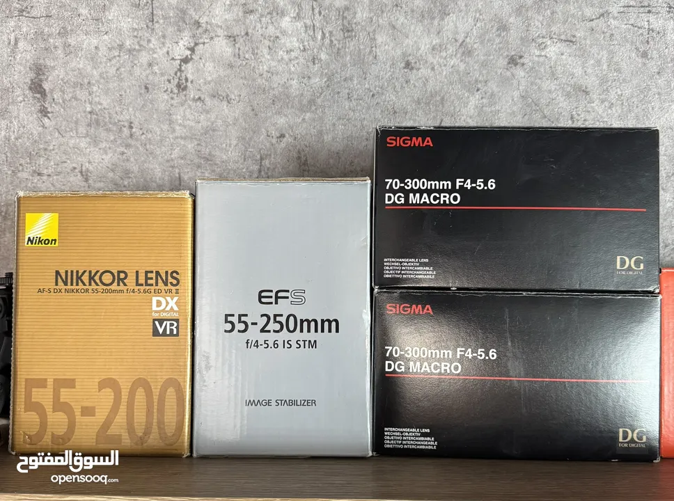 عدسة55-250 جديدة للبيع Canon