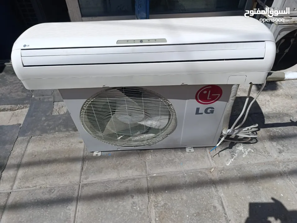 مكيفات: ال جي عادي في حالة ممتازة شامل التركيب كفالة شهر