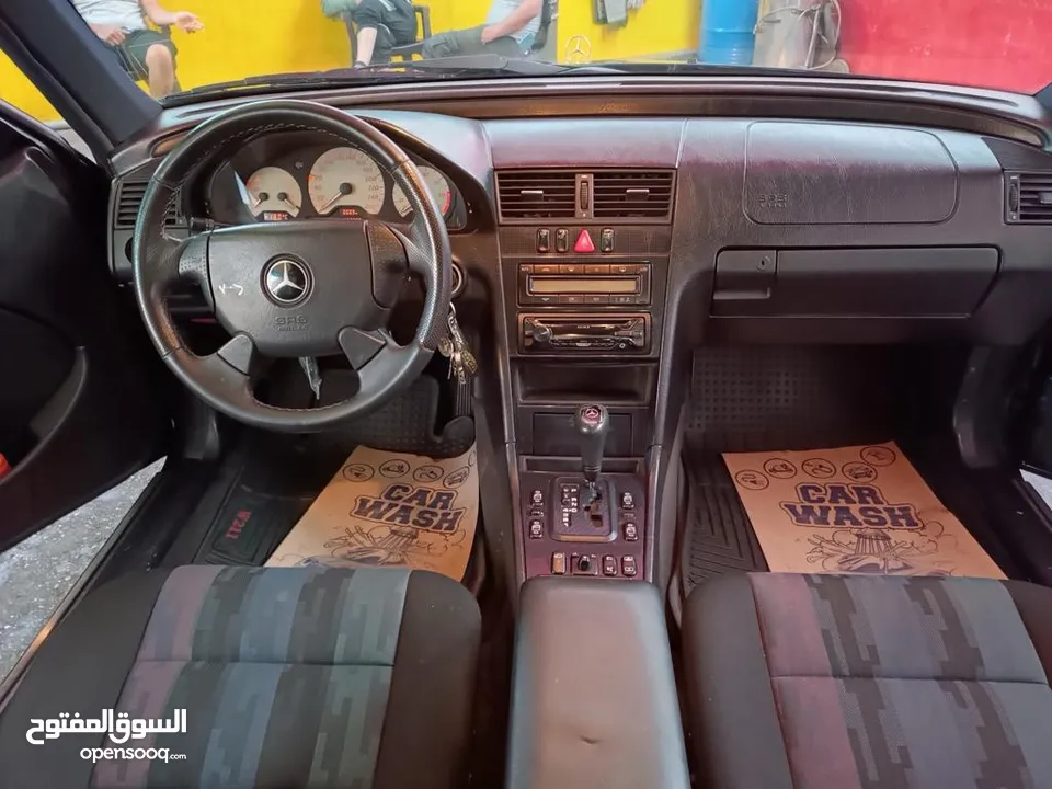 مرسيدس c200 1998 بحالة الوكالة الفحص مرفق بالصور السيارة بالصلاة على النبي وكالة