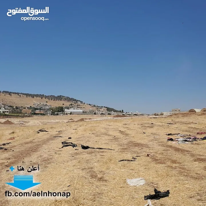 قطعة أرض مفروزة سكنية مميزة للبيع في منطقة أم الدنانير  من أراضي شمال عمان من المالك مباشرة
