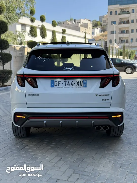 هونداي توسان NLine ترخيص 2022 محرك 1600 هايبرد plug in/يقطع على الشحنه 65 كيلو متر