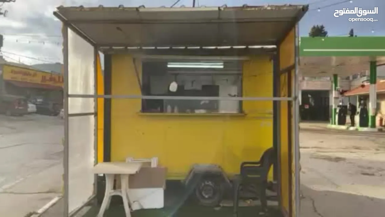 كيوسك "كرڤان" للبيع سعر ممتاز